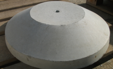 Villámhárító betontalp 16 kg